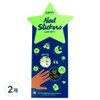 Oh My Children's Nail Sticker Glow Party 200p OMY-NAIL06, 2 pieces, mixed colors / 오마이 어린이 네일 스티커 글로우 파티 200p OMY-NAIL06, 2개, 혼합색상