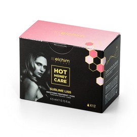 Elchim Hot Honey Care Intensive Conditioning System - Sublime Liss Smoothing - Box of 12 Refill Treatment Pods
