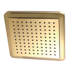 9.625 in. Claremont Square Rainfall Shower Head Polished Brass