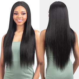 MODELMODEL Weave Gardenia Yaky Straight 4Pcs (18" 20" 22" With 4X4 HD Lace Closure) (4)
