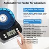 fishkeeper Automatic Fish Feeder for Aquarium - 2025 Upgraded Rechargeable