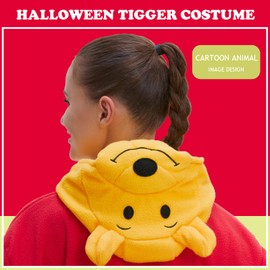 VEULENT Adult Onesie Pajamas Unisex Animal One-Piece Cartoon Costume Cosplay Homewear Sleepwear Partywear For Men Women(Bear, Large)