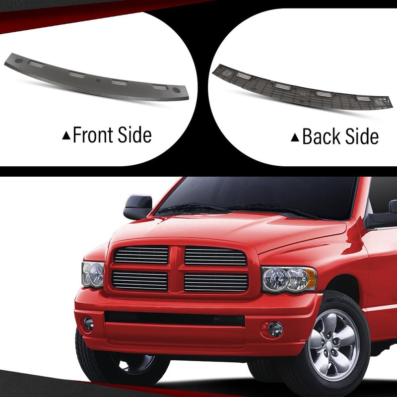 CROSSDESIGN Upper Dashboard Panel Dash Cover Plastic Compatible with Dodge