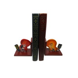Trademark Innovations Guitar Gift Music Decorative Bookends