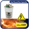 Appli Parts Dual Run Capacitor for ac 40+5 Mfd uF