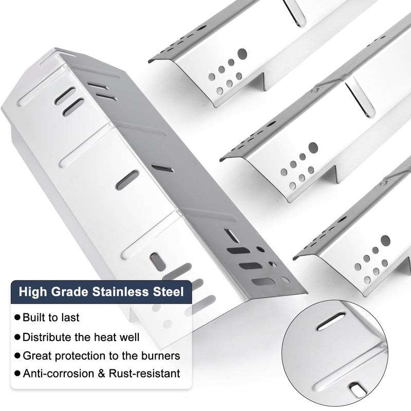 Criditpid Grill Replacement Parts for Dyna-Glo DGH450CRP, Stainless Steel Heat