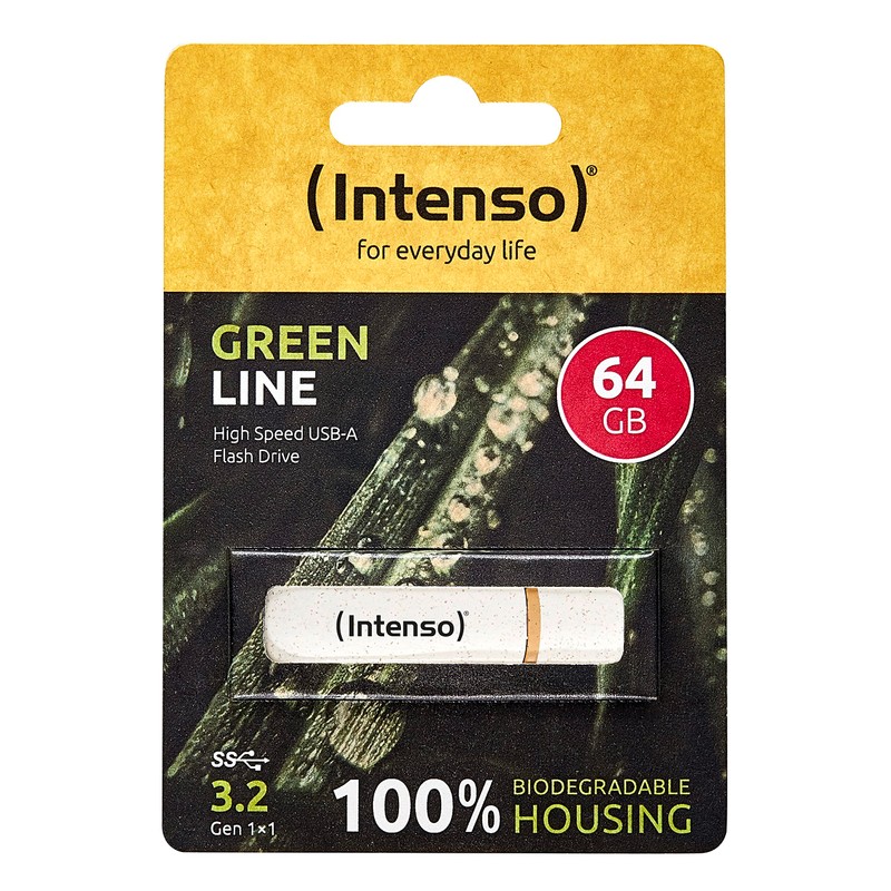 Intenso USB Stick USB 3.2 Gen 1x1 Green Line 64GB