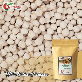NY Spice Shop White Roasted Chickpeas - 5 Pound Crispy Crunchy Dried Chickpeas Roasted - Bulk Healthy Snacks