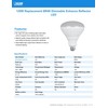 Feit Electric LED BR40 Bulb, 120W Equivalent, Dimmable, 1400 Lumens,