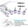 DREAMIZER 8mm/10mm Chrome Motorcycle Universal Blade Rear View Side Mirrors