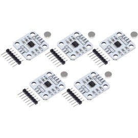 TECNOIOT AS5600 Magnetic Encoder Magnetic Induction Angle Measurement Sensor Module Pack of 5