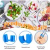 WUERKIYA 24Pcs Reusable Chopstick Helpers, Training Chopstick Hinges Connector Practice