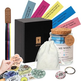 Bible Verse Jar, Read Me When Bible Verses Jar, Christian Gifts For Women, Bible Accessories, Graduation Gift, Bible Verses in a Jar,Prayer Hope Jar Christian Gifts for Women Men Mom Dad Friend