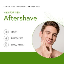 Honeybee Gardens Soothe & Refresh Herbal Aftershave with Aloe & Witch Hazel for Men - Vermont - Earthy and masculine | Gluten-Free, Vegan, Cruelty-Free, 4 Fl Oz