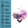 BeBeFun Toddler and Kids Ski Helmet Snowboard Helmet with Googles