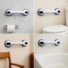 Pack of 2 Shower Handles with Suction Cup, 30 cm,