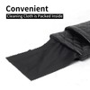 Face Shadow Double Eyeglasses Pouch Large Squeeze Top Microfiber Soft