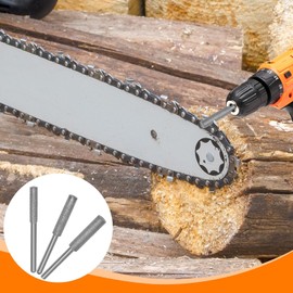 30 sacapuntas de motosierra de diamante en 3 tamaños de afilador de motosierra de diamante, herramienta de pulido para sierra de cadena eléctrica, tallados de piedra, joyas (4 mm, 4,8 mm, 5,5 mm)