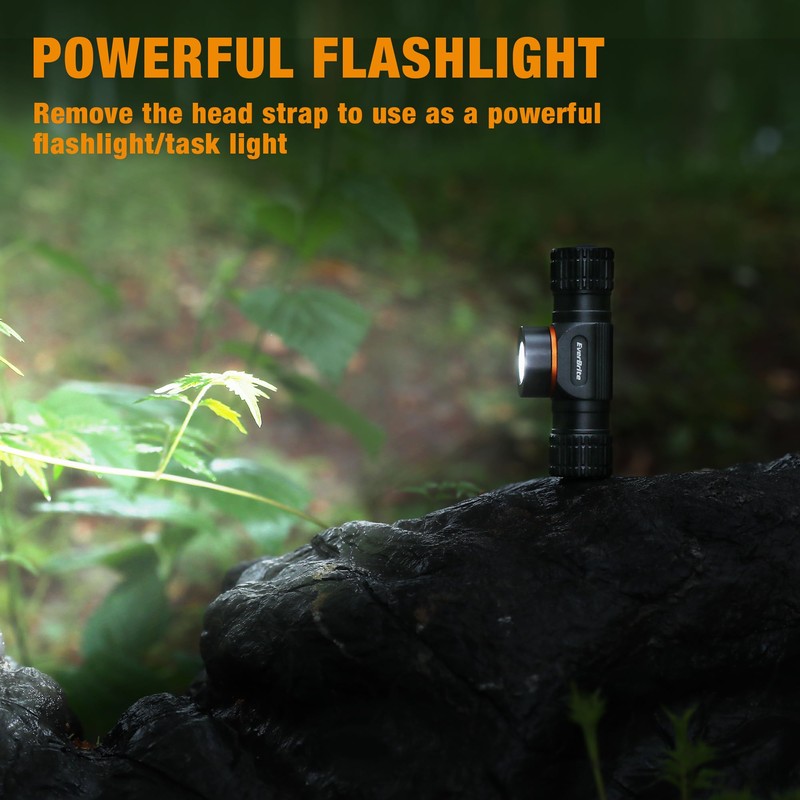 EverBrite Rechargeable Headlamp, 1000 Lumen LED Rechargeable Headlight with 5