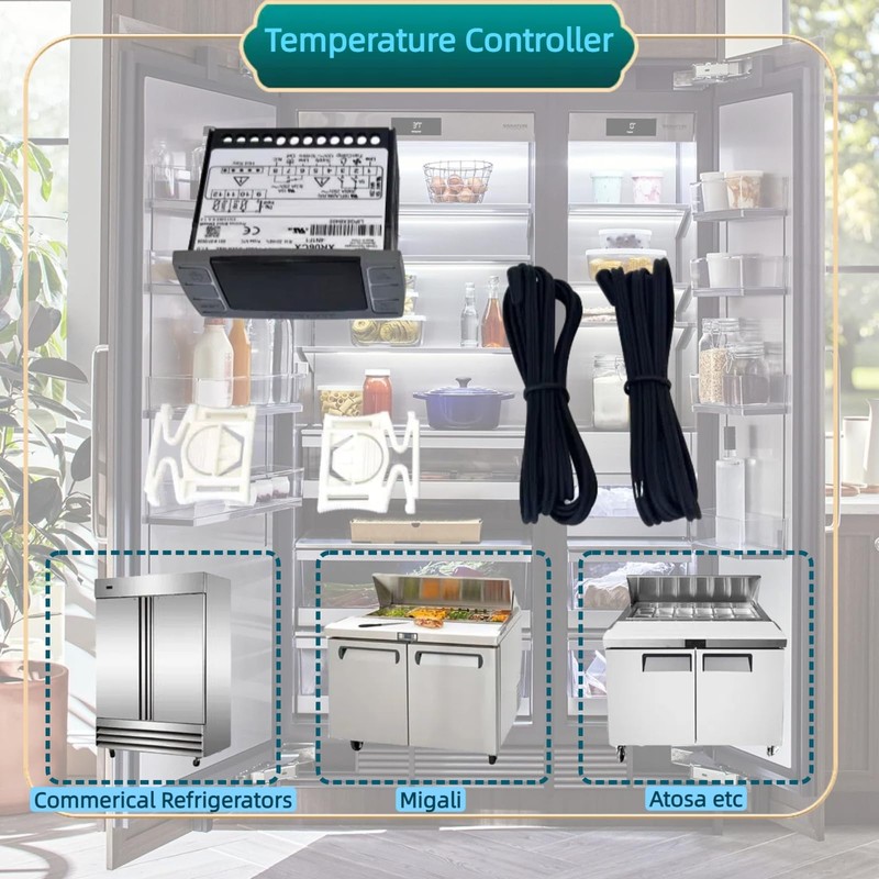 for Dixell XR06CX-4N1F1 Temperature Controller Fit for 120V 50-60hz Commercial