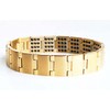 'Gold Color Titanium Germanium Bracelet