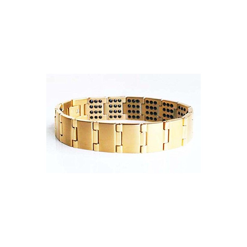 'Gold Color Titanium Germanium Bracelet