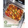 MICHELANGELO Nonstick Ceramic Roasting Pan with Rack, Turkey Roasting Pan