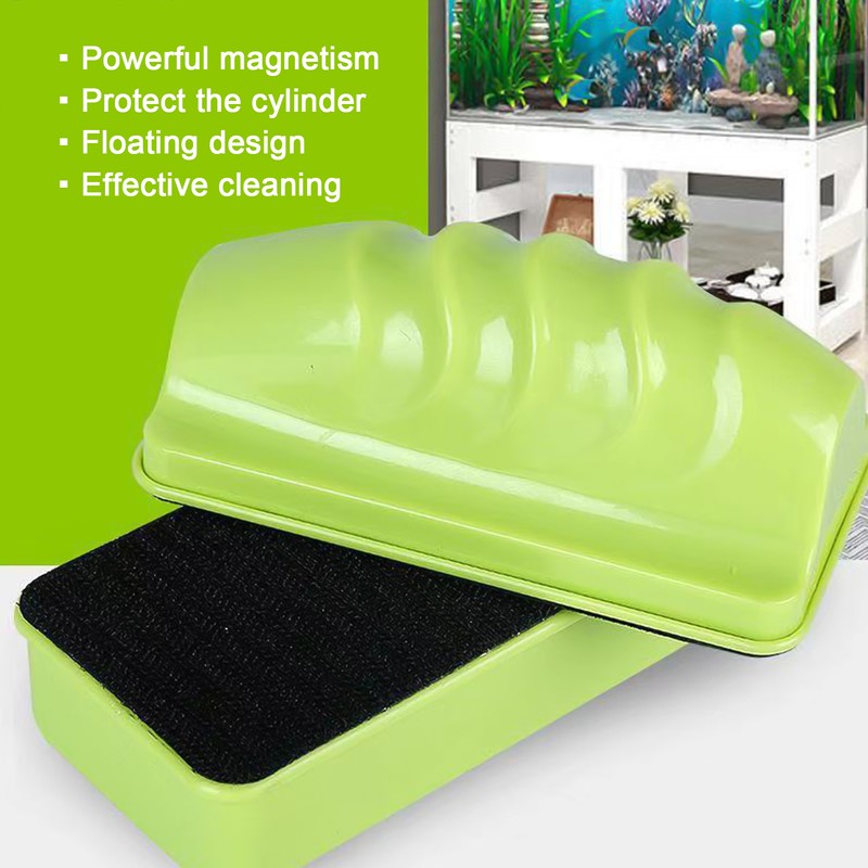 Aquarium Glass Magnetic Cleaner Fish Tank Glass Algae Scrapers Floating