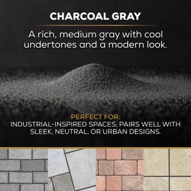 40 Pound Charcoal Gray DOMINATOR Polymeric Sand with Revolutionary Ceramic Flex Technology for Stabilizing Paver Joints/Gaps, 1/8” up to 4”, Professional Grade Results