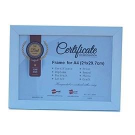 Homeworth Photo Frame F28 Glass Size A4 White