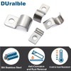 FamlTol Pack of 50 High Performance Single Hole Cable Clamps