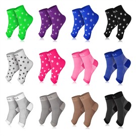 NEWZILL Plantar Fasciitis Socks with Arch Support, 24/7 Foot Care Compression Sleeve, Eases Swelling & Heel Spurs, Ankle Brace Support, Increases Circulation