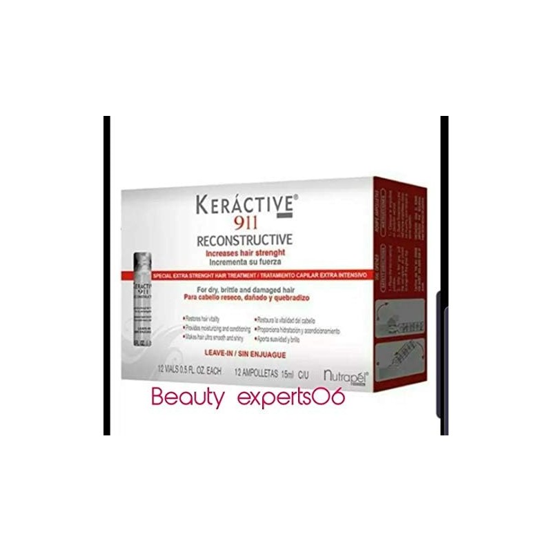 Nutrapel AMPOLLETAS 911 NUTRAPEL KERACTIVE 12 PZ