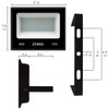 ZHMA 2 Pack 60W LED Outdoor Lighting Flood Lights,Wall Light,Work
