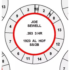 Cadaco BRAND NEW! 30 CADACO ALL-STAR BASEBALL DISCS AL & NL HALL-OF-FAMER'