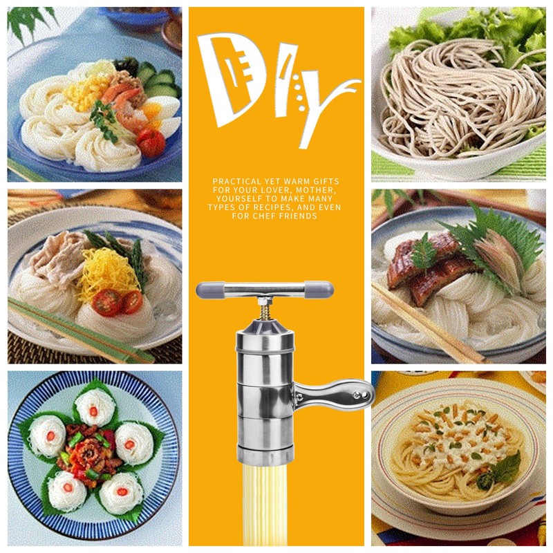 anmas power Noodle Maker Manual Pasta Machine Stainless Steel Pasta