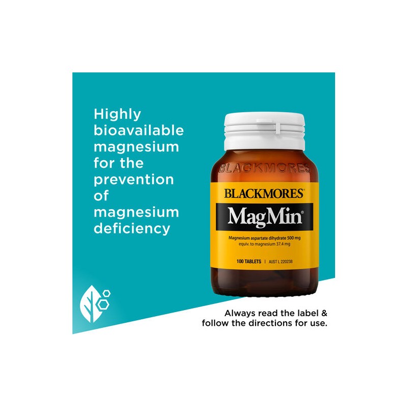 Blackmores MagMin 500mg 100 Tablets