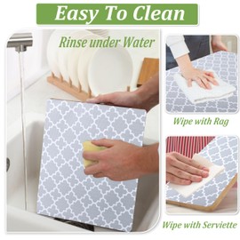 Shelf Liners for Kitchen Cabinets 14 Inch Wide X 20 Ft Non Adhesive Cabinet Drawer Liner Non Slip Waterproof Shelves Mat for Refrigerator Closet Cupboard Pantry Kitchen Bathroom