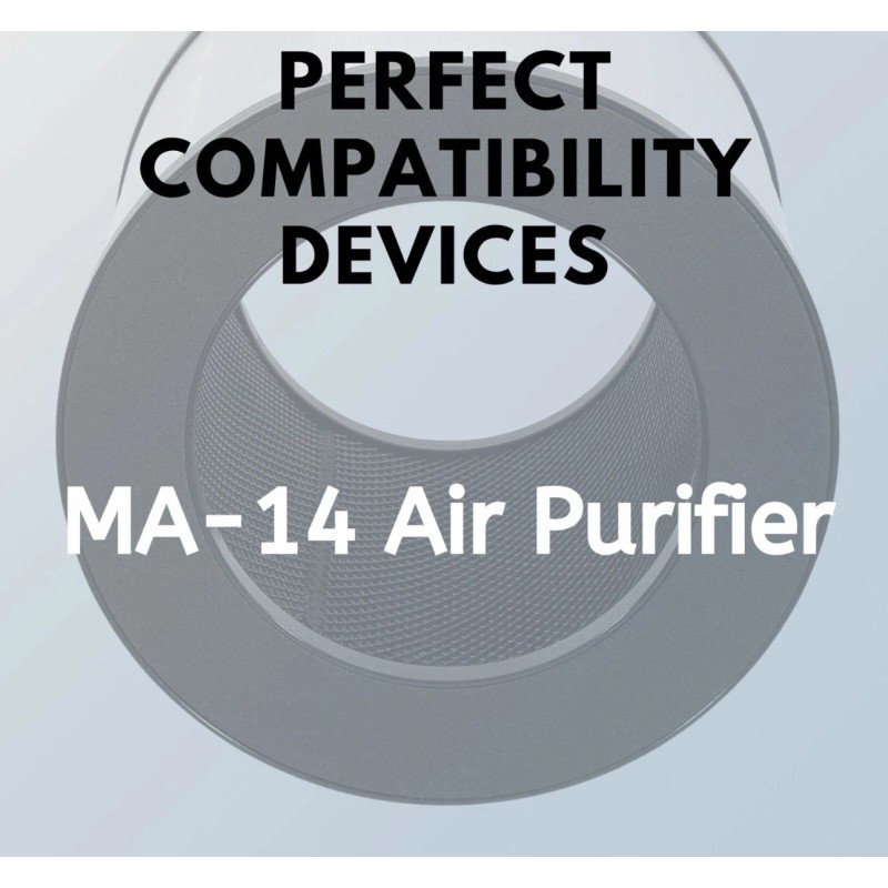 NISPIRA HEPA Filter Replacement For Medify MA-14 Air Purifier MA-14R-B1