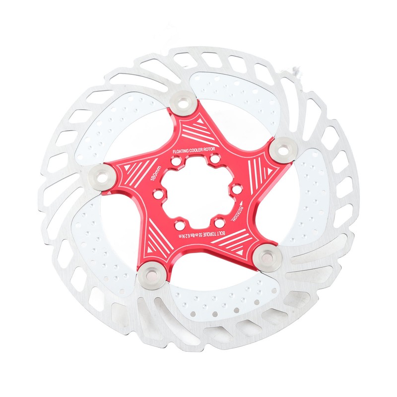 Stainless Steel Bike Cycling Disc Brake Cooling Floating Rotor (180mm)