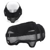 Half Face Mesh Mask Adjustable with Ear Protection Mesh Mask