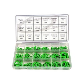 Geko G02810 O-Ring Assortment, 270 Pieces, Green