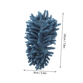 PACKOVE 4pcs Microfiber Chenille Duster Replacement Washable Refills for Office Classroom Cleaning Electrostatic Material Easy to Clean Reuse