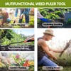3 Pack Gardening Hand Weeders, Weeding Tools, Uprooting Weeding Tools,