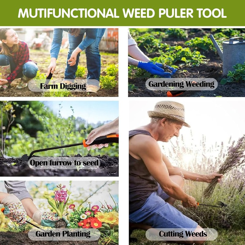 3 Pack Gardening Hand Weeders, Weeding Tools, Uprooting Weeding Tools,