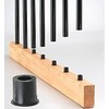 Straight Connector, Black, 20 Pk. (Deckorators DB32632)
