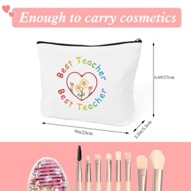 MystiCharm Teacher Appreciation Gifts Graduation Gift Christmas Valentine End of Year Teachers Retirement Presents Thank You Gifts Special Original Makeup Cosmetic Bag Presents Idea for Teachers