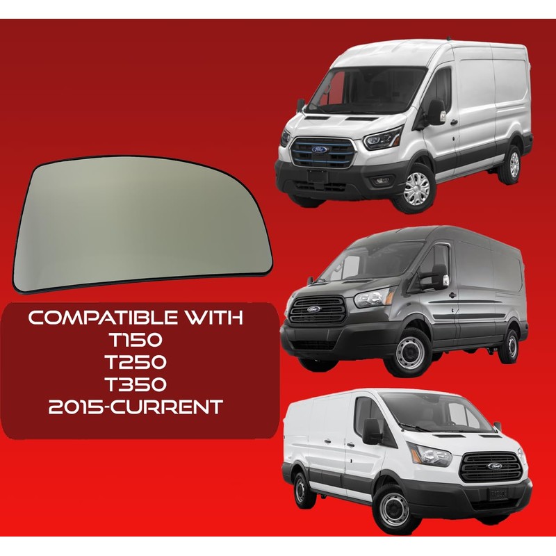 Side View Blind Spot Mirror Replacement for Ford 2015 Transit