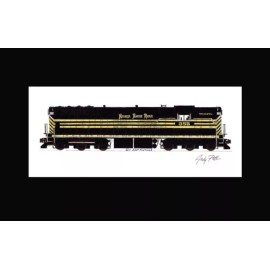 Nickel Plate Road SD9 #358 11"x17" Matted Print Andy Fletcher signed