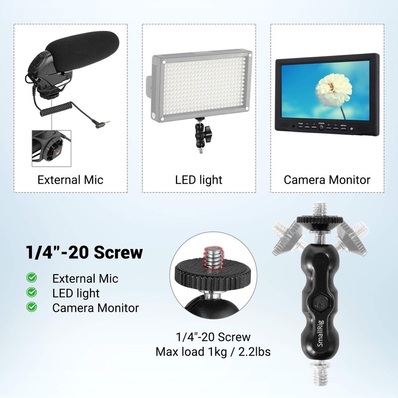 SMALLRIG Universal Magic Arm with Small Ballhead - 2157